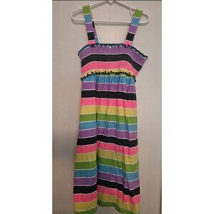 * JUSTICE Smocked Striped Sundress Girls Size 8